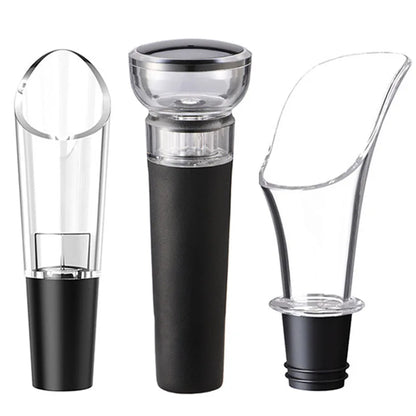 Verseur de vin, carafe, aérateur de vin rouge, bec verseur, aérateur de versage de vin, bouchon de vin, accessoires d'outils de Bar portables