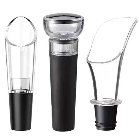 Verseur de vin, carafe, aérateur de vin rouge, bec verseur, aérateur de versage de vin, bouchon de vin, accessoires d'outils de Bar portables