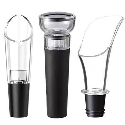 Verseur de vin, carafe, aérateur de vin rouge, bec verseur, aérateur de versage de vin, bouchon de vin, accessoires d'outils de Bar portables