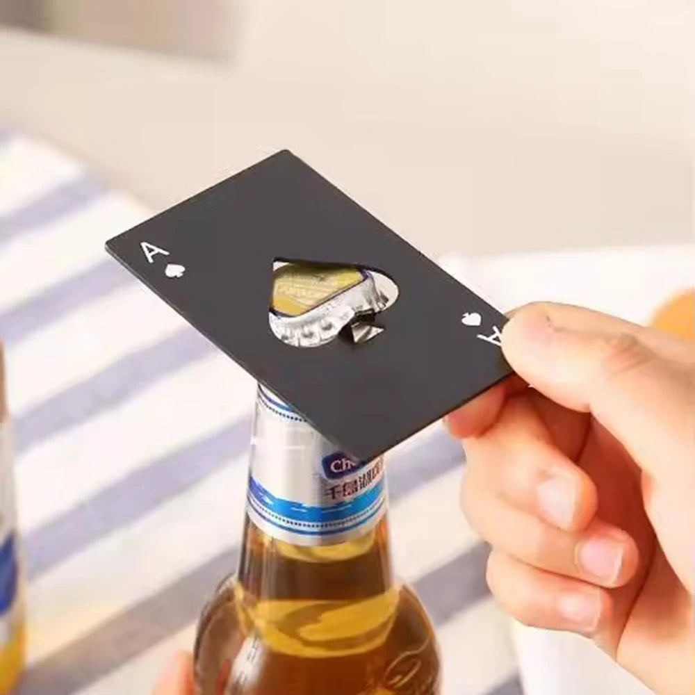 Ouvre-Bouteille Carte de Crédit en Acier Inoxydable