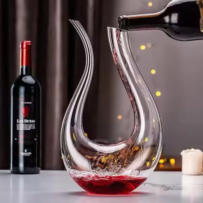Grand carafe de 1500ML, fait à la main, cristal, vin rouge, verres à Champagne, bouteille, pichet, verseur, aérateur pour Bar familial