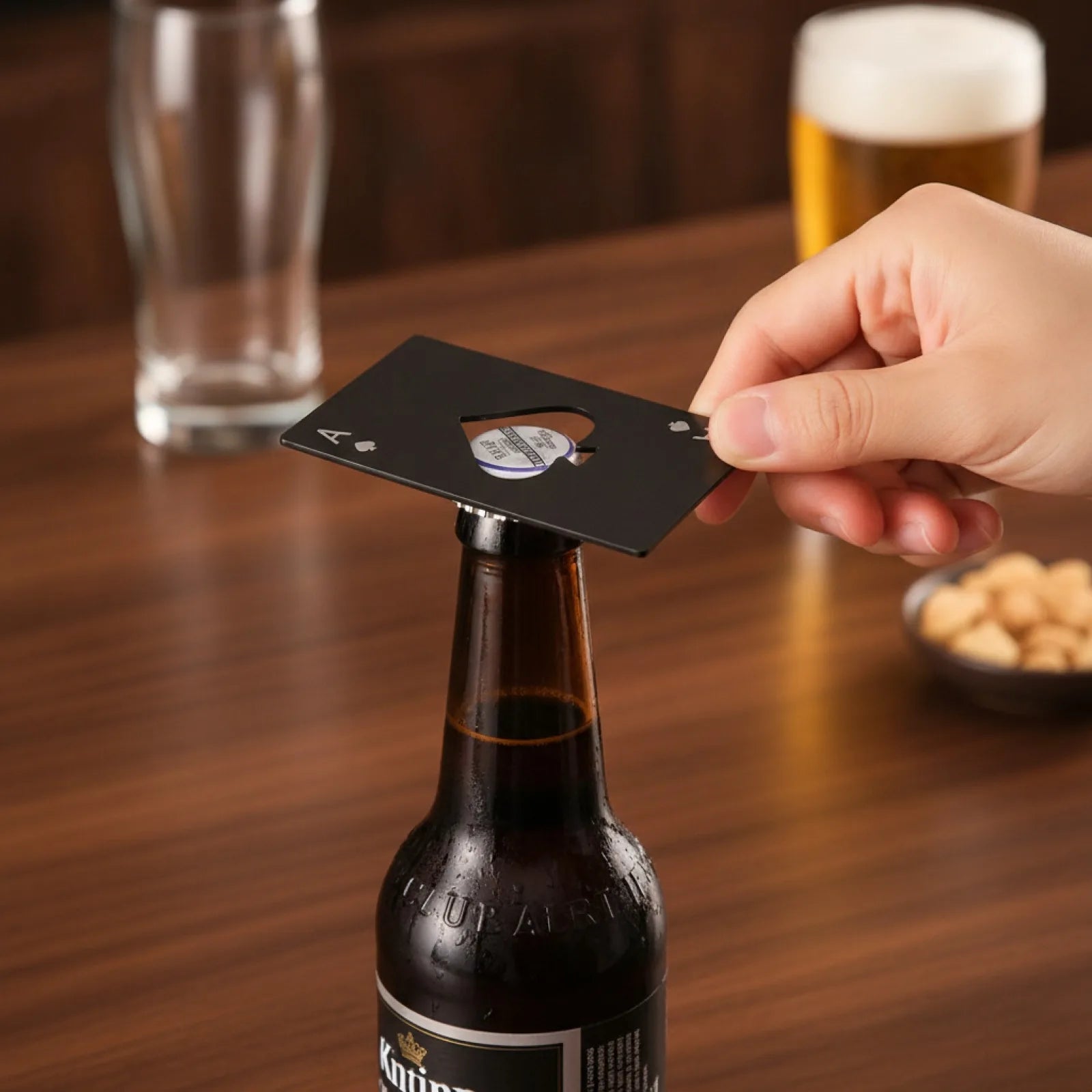 Ouvre-Bouteille Carte de Crédit en Acier Inoxydable
