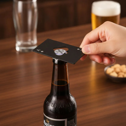 Ouvre-Bouteille Carte de Crédit en Acier Inoxydable