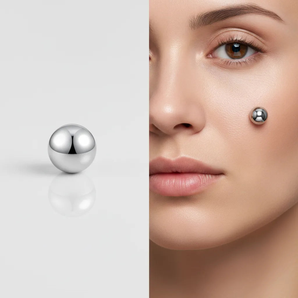 Faux piercing visage sans trou