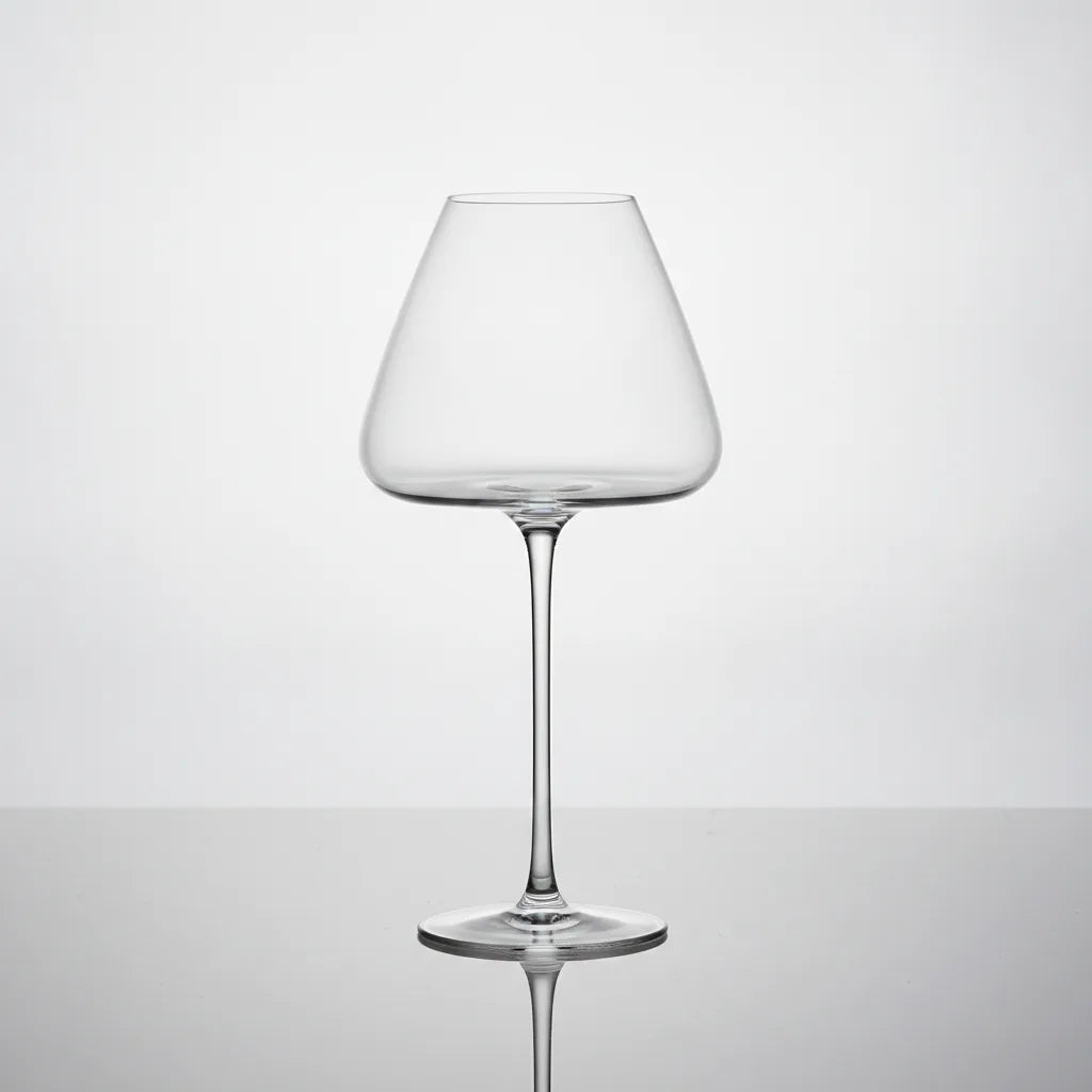 Grands Verres à Vin Rouge en Cristal
