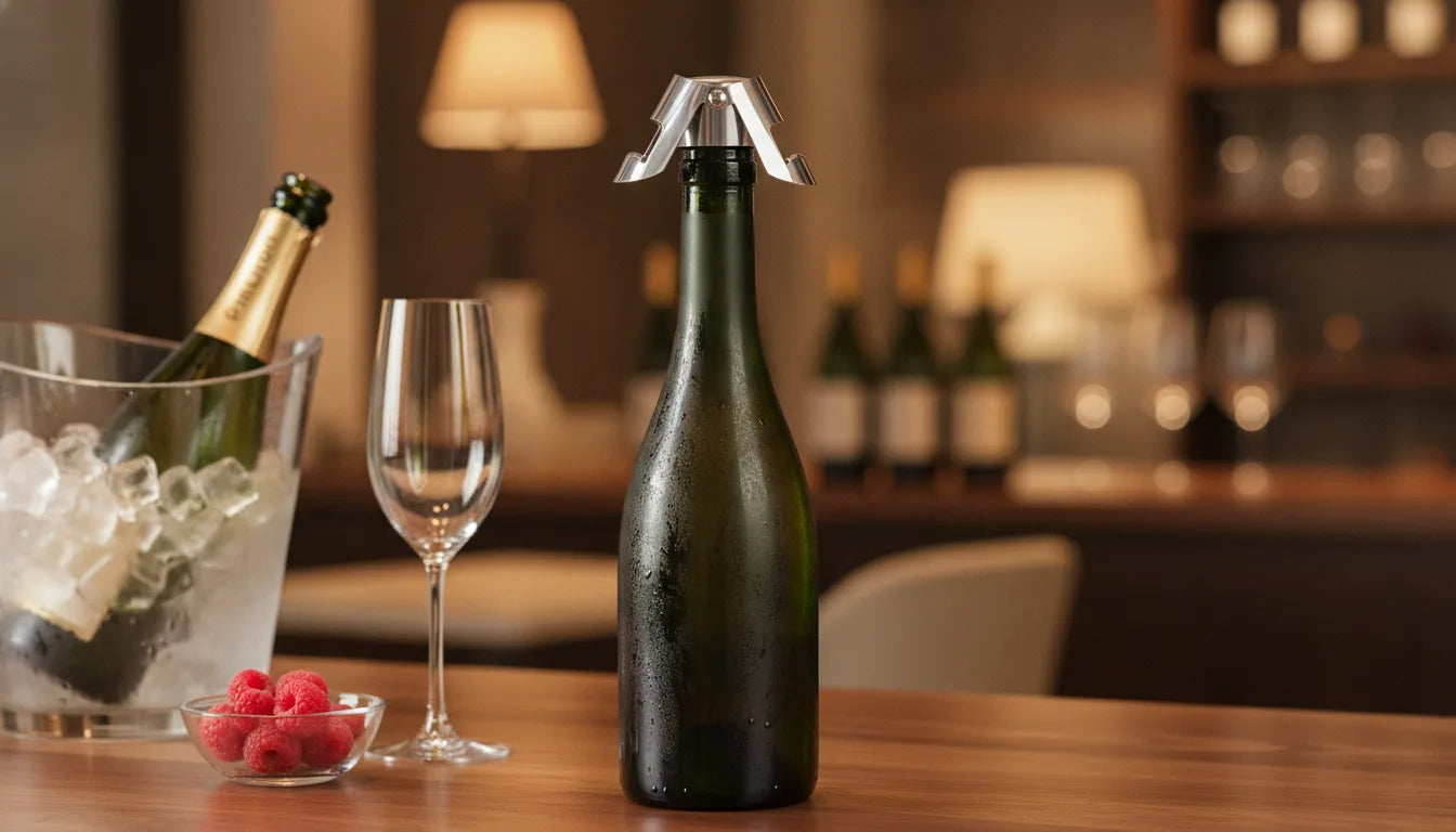 Bouchon Scintillant Inox - Conservation Vin & Champagne