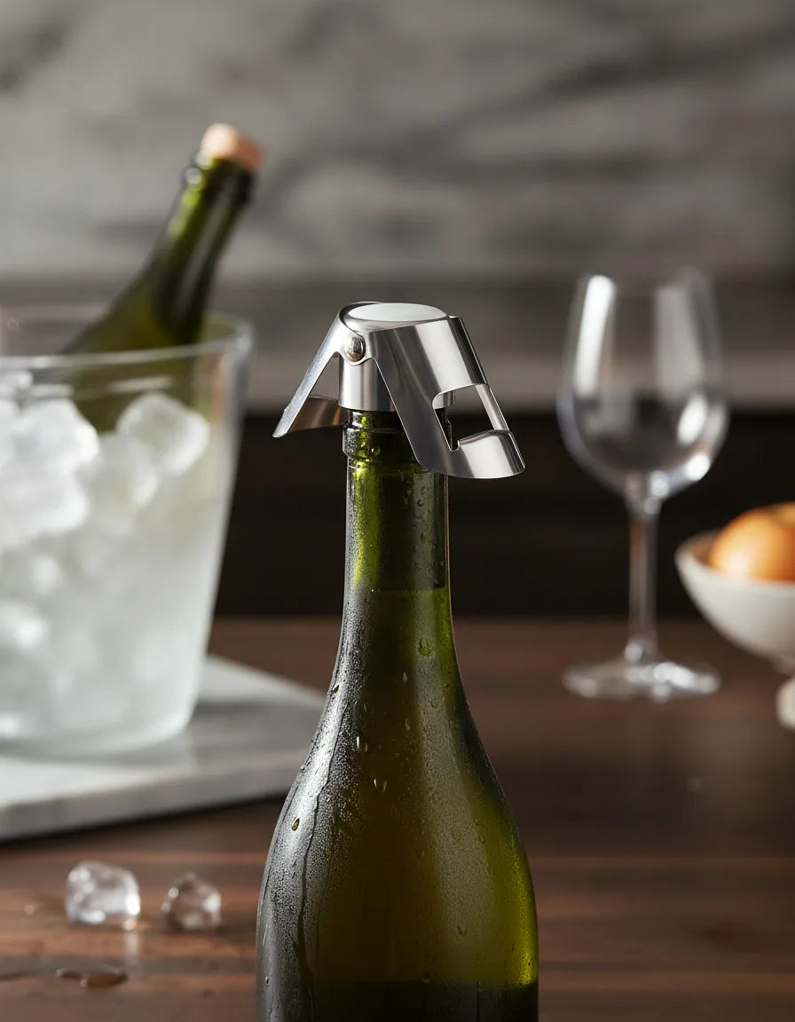 Bouchon Scintillant Inox - Conservation Vin & Champagne